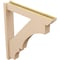 Ekena Millwork 6-in W x 36-in D x 40-in H Balboa Slat Rough Cedar Woodgrain TimberThane Outlooker, Primed Tan OUTUR060X36X40BOA24RCPR - alternate 5
